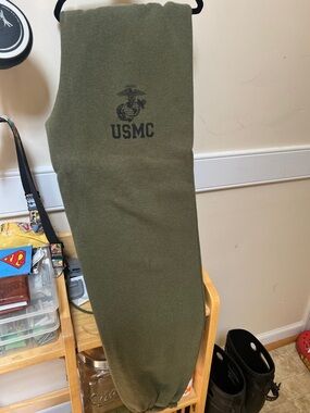 USMC Men's Olive Green Fleece Sweatpants